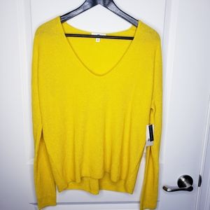 NWT BP.Nordstrom yellow knit sweater